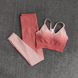 Set coordinato sportivo pantaloni e top da donna - set coordinato ATREND