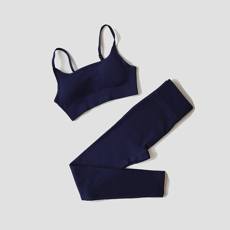 Set coordinato sportivo pantaloni e top da donna - set coordinato ATREND