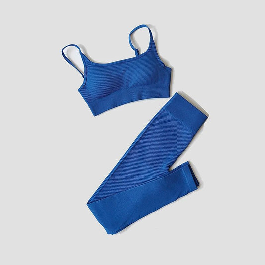 Set coordinato sportivo pantaloni e top da donna - set coordinato ATREND