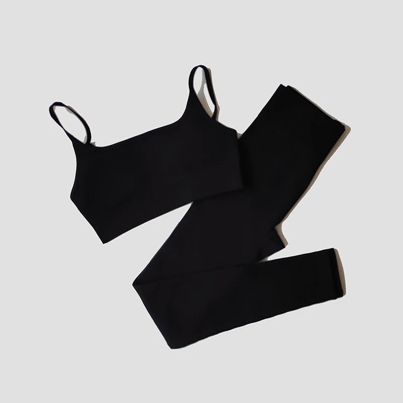 Set coordinato sportivo pantaloni e top da donna - set coordinato ATREND