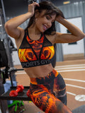 Set coordinato sportivo top e pantaloni grafici da donna - Set coordinato ATREND