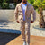Set coordinato Streetwear giacca maniche lunghe e pantaloni con tasche da uomo ATREND