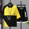 Set coordinato t-shirt a mezze maniche e pantaloncini da uomo ATREND