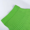 Set coordinato t-shirt e mini gonna plissettato da donna ATREND