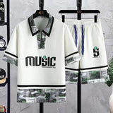 Set coordinato t-shirt e pantaloncini da uomo - set coordinato ATREND