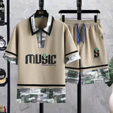 Set coordinato t-shirt e pantaloncini da uomo - set coordinato ATREND