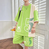 Set coordinato t - shirt e pantaloncini da uomo ATREND