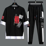 Set coordinato t-shirt e pantaloni da uomo - set coordinato ATREND