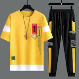 Set coordinato t-shirt e pantaloni da uomo - set coordinato ATREND