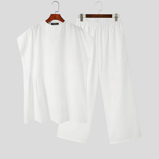 Set coordinato t-shirt e pantaloni da uomo - set coordinato ATREND