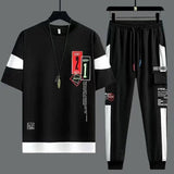 Set coordinato t-shirt e pantaloni da uomo - set coordinato ATREND
