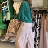 Set coordinato t-shirt e pantaloni larghi da donna - Set coordinato ATREND