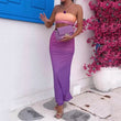 Set coordinato top a fascia e gonna aderente da donna - Set coordinato ATREND