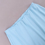 Set coordinato top a maniche lunghe e mini gonna da donna ATREND
