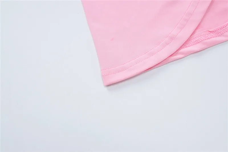 Set coordinato top con fiore e gonna lunga con spacco da donna ATREND