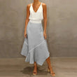 Set coordinato top e gonna geometrica da donna - Set coordinato ATREND