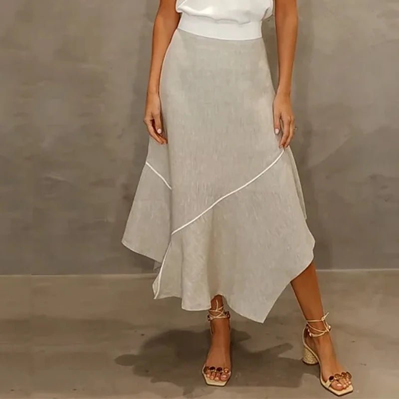 Set coordinato top e gonna geometrica da donna - Set coordinato ATREND