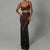 Set coordinato top e gonna lunga trasparente da donna ATREND