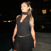Set coordinato top e mini gonna da donna ATREND