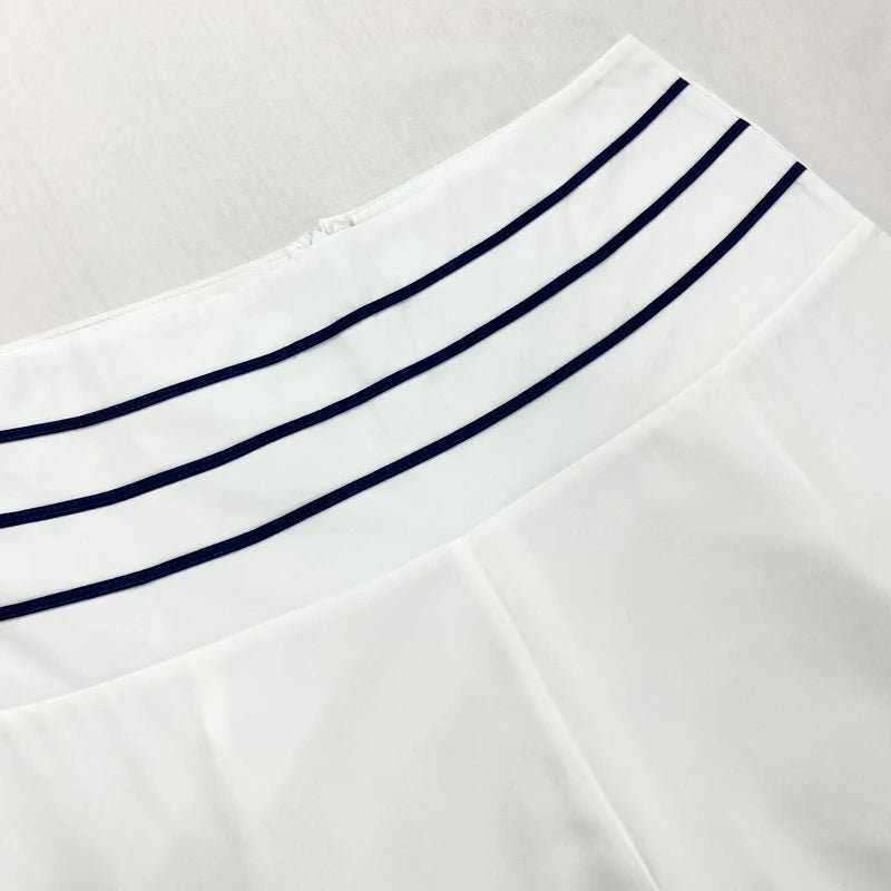 Set coordinato top e pantaloni con bordo a contrasto da donna ATREND