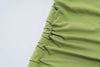 Set coordinato top monospalla e gonna con spacco da donna ATREND