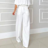 Set coordinato top plissettato e pantaloni da donna ATREND