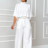 Set coordinato top plissettato e pantaloni da donna ATREND