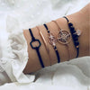 Set di 5 braccialetti geometrici da donna ATREND
