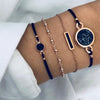 Set di 5 braccialetti geometrici da donna - set gioielli ATREND