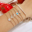 Set di 6 braccialetti casual da donna - set gioielli ATREND