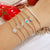 Set di 6 braccialetti casual da donna - set gioielli ATREND