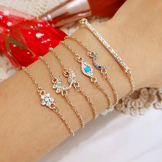 Set di 6 braccialetti casual da donna - set gioielli ATREND