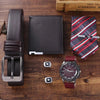 Set idea regalo casual con orologio cintura portafoglio e gemelli da uomo ATREND