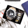 Set idea regalo con orologio e braccialetto da uomo ATREND