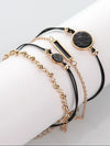 Set orologio al quarzo e braccialetti da donna ATREND