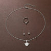 Set orologio anello collana e orecchini con brillantini da donna ATREND