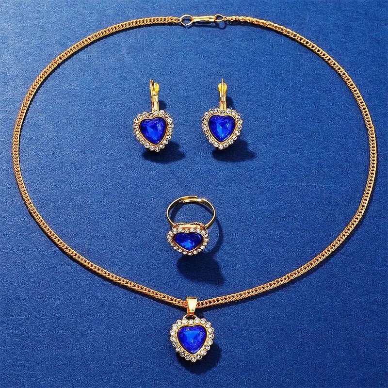 Set orologio anello collana e orecchini da donna ATREND