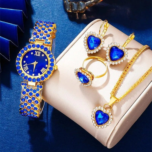 Set orologio anello collana e orecchini da donna ATREND