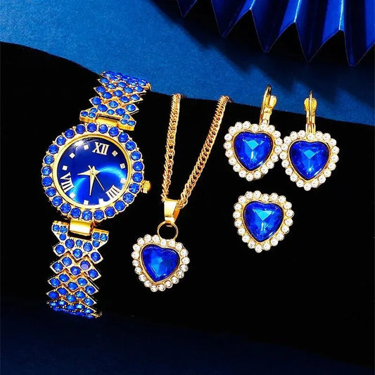 Set orologio anello collana e orecchini da donna ATREND