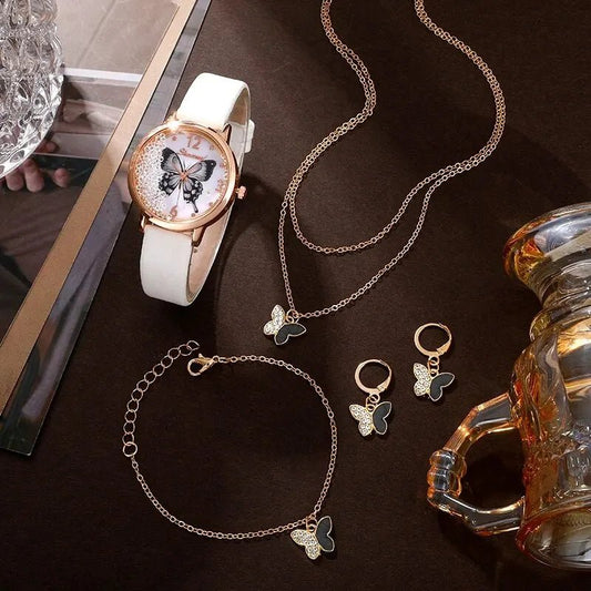 Set orologio braccialetto collana e orecchini da donna ATREND