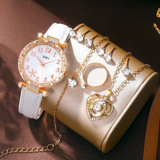 Set orologio collana braccialetto orecchini e anello da donna ATREND