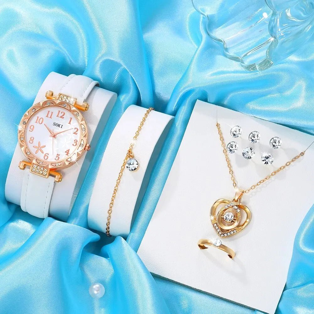 Set orologio collana braccialetto orecchini e anello da donna ATREND