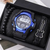 Set orologio digitale e braccialetto da uomo ATREND
