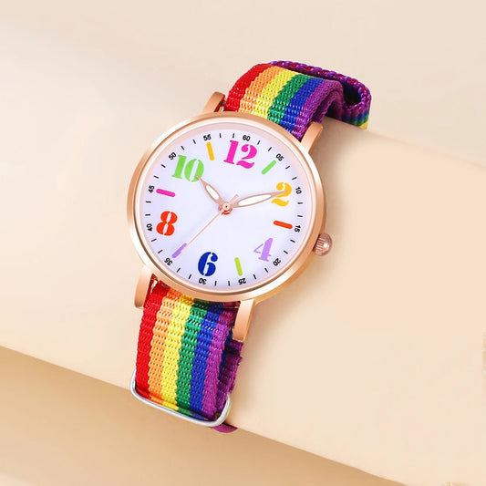 Set orologio e braccialetti multicolor da donna ATREND