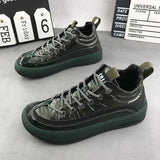 Sneakers Canvas Plush chiusura a lacci da uomo - Sneakers ATREND