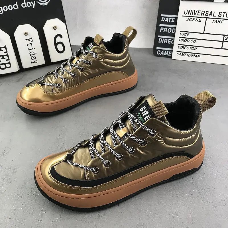Sneakers Canvas Plush chiusura a lacci da uomo - Sneakers ATREND