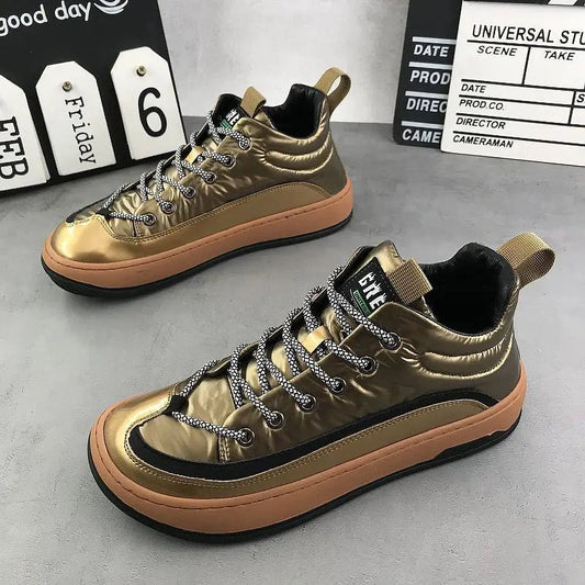 Sneakers Canvas Plush chiusura a lacci da uomo - Sneakers ATREND