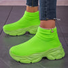 Sneakers casual con in tela con suola spessa da donna ATREND