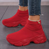 Sneakers casual con in tela con suola spessa da donna ATREND