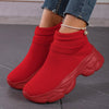 Sneakers casual con in tela con suola spessa da donna ATREND